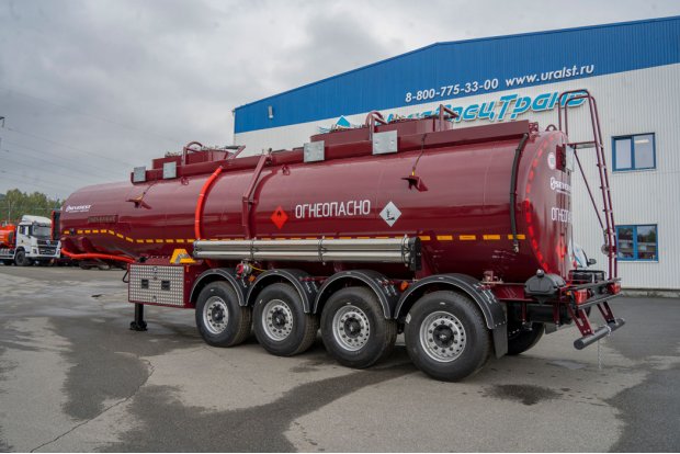 Полуприцеп-цистерна ППЦ 32К-42ЛЛ-4НР SEVEREST высота ССУ 1150 мм, рекуперация, насос, дисковые тормоза