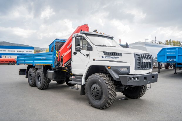 Автомобиль бортовой с КМУ ИМ-150N УСТ 5453 Урал NEXT 4320-72Е5