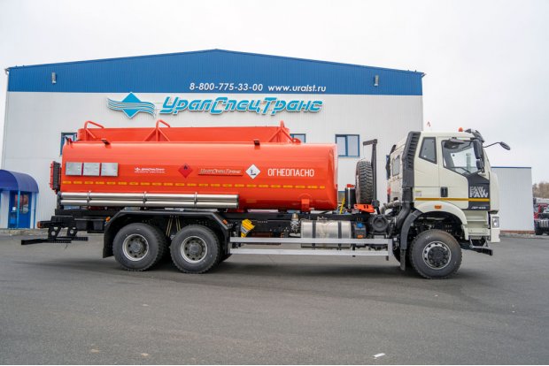 Автотопливозаправщик АТЗ 22-3 УСТ 5453 FAW 3250 (6х6) КБ 5200 ДОПОГ