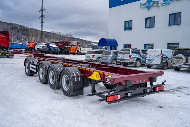 Полуприцеп контейнеровоз ППК 40Б-42ЛЛ-12 СЕВЕРЕСТ, ССУ 1100 мм