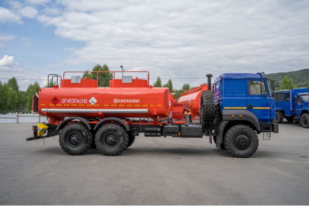 Автотопливозаправщик (насос, счетчик, пистолет) АТЗ-12-2Б УСТ 5453 Урал 4320-4971-80 сп.м. доработка под ДОПОГ