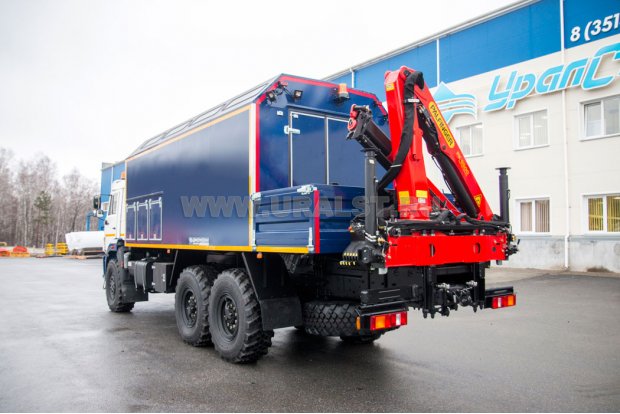 Маслостанция УСТ Камаз с Palfinger PK-8500