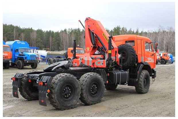 Седельный тягач Камаз с Palfinger РK-18500