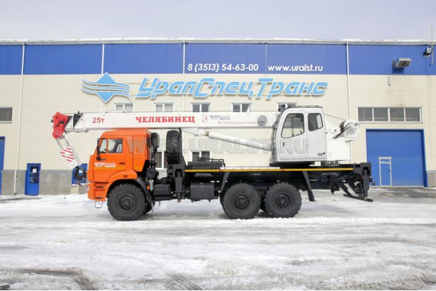 Автокран Челябинец Камаз 43118-46