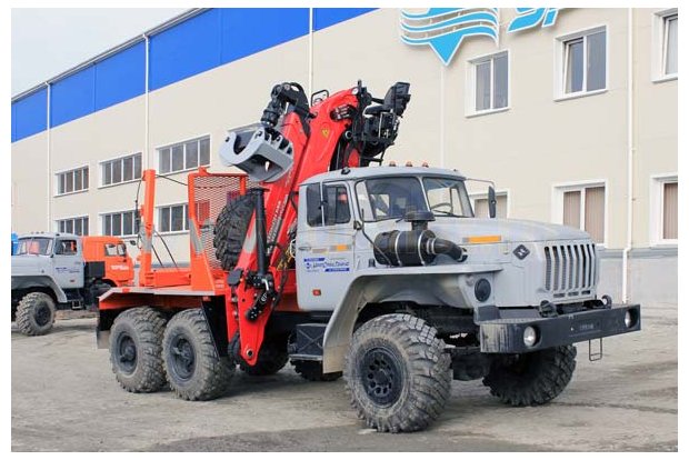 Лесовозный тягач с КМУ Epsilon M100Z79