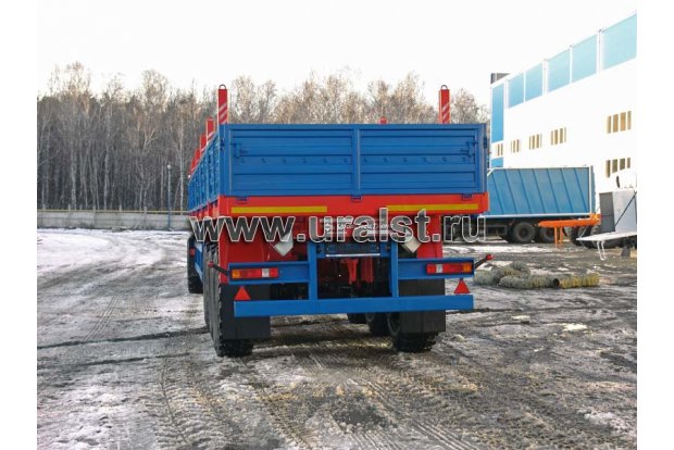 полуприцеп бортовой с раздвижными кониками