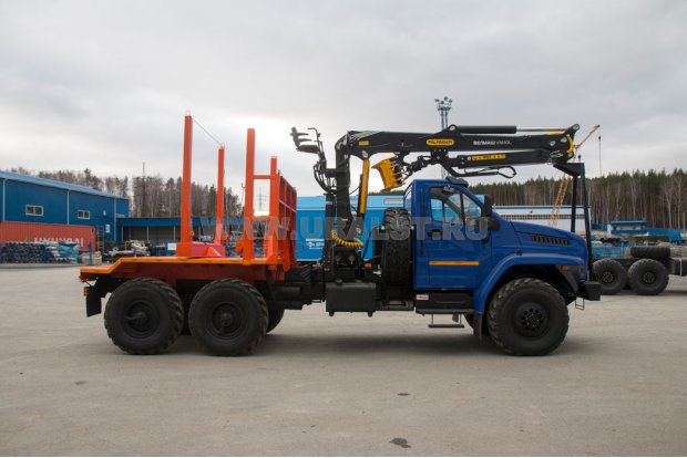 Лесовоз с манипулятором VM10L УСТ 5453 Урал NEXT 4320-74Е5
