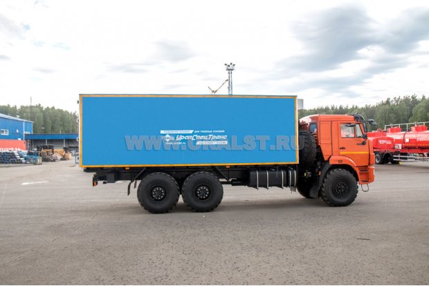 Изотермический фургон с КУ УСТ 5453 Камаз 43118-50