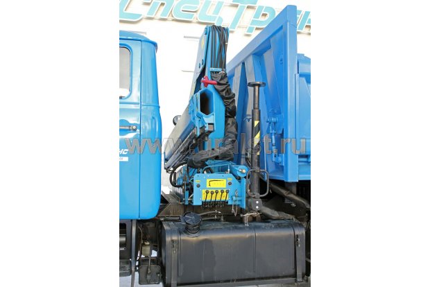 Самосвал Урал с КМУ ИМ-55