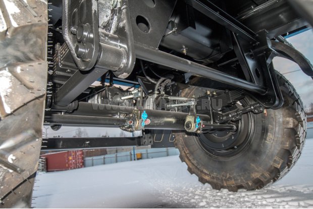 Рессорно-балансирная подвеска прицепа