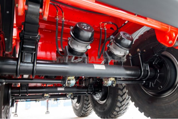 Рессорная зависимая подвеска полуприцепа