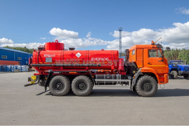 Автотопливозаправщик АТЗ-12 УСТ 5453 Камаз 43118-50, сп. место, доработка под ДОПОГ