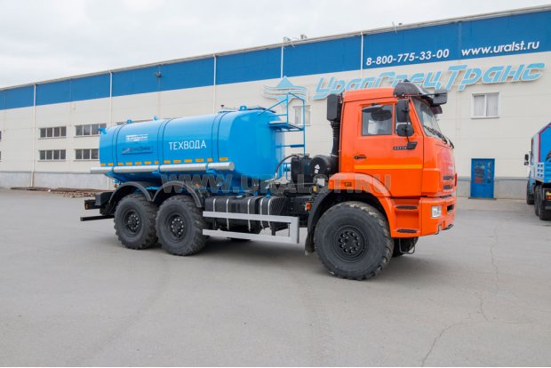 Автоцистерна для технической воды АЦВ-8ТНО УСТ 5453 Камаз 43118-50 термос