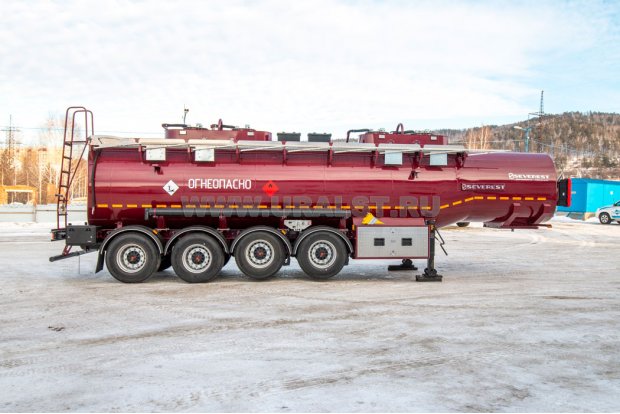 Полуприцеп-цистерна ППЦ 32К-42ЛЛ-4Р SAF SEVEREST высота ССУ 1150 мм рекуперация