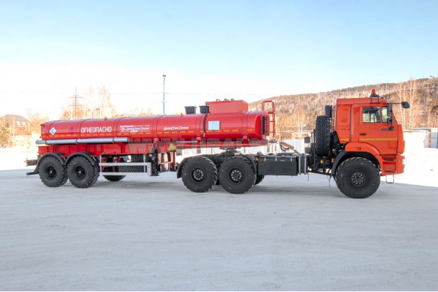 Полуприцеп-цистерна ППЦН 18П-21 ПТ УСТ 9465 рамная ССУ 1400