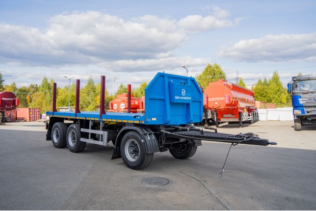 Прицеп бортовой контейнеровоз ПК 15-33-6К УСТ 9465