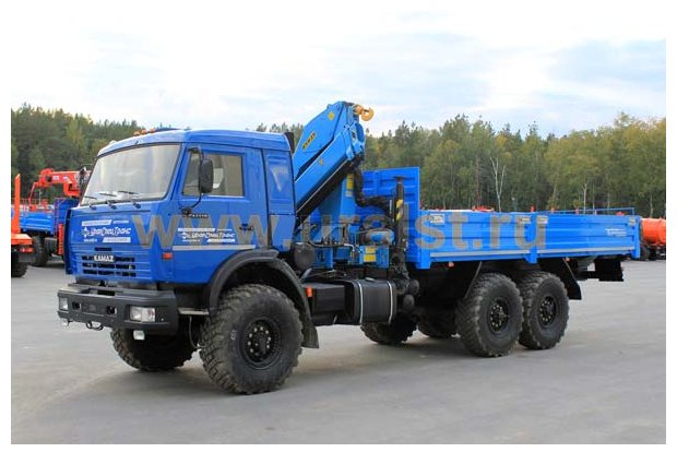 Автомобиль бортовой Камаз 43118 с КМУ