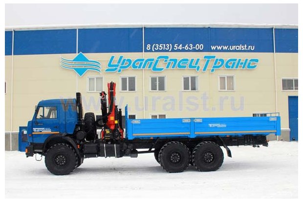 Бортовой автомобиль с КМУ Palfinger PK-23500А