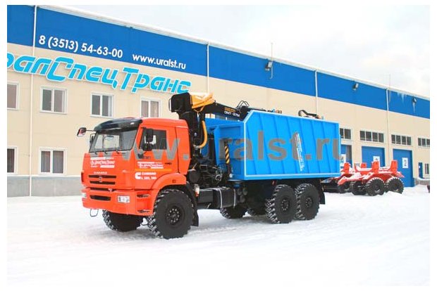 Металловоз Камаз 43118-RB с ГМ ОМТ-97М