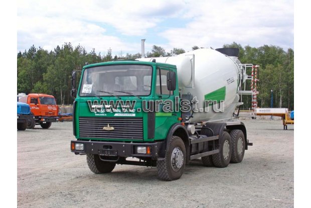 Автобетоносмеситель 9DA на шасси МАЗ 5516А5