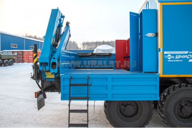 Бортовая платформа маслостанция Урал