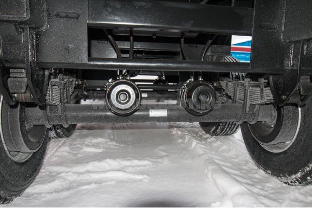 Рессорно-балансирная подвеска полуприцепа