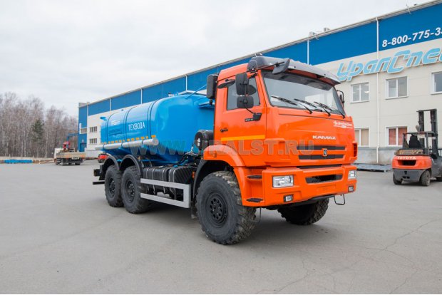 Автоцистерна для технической воды АЦВ-8ТНО УСТ 5453 Камаз 43118-50 термос