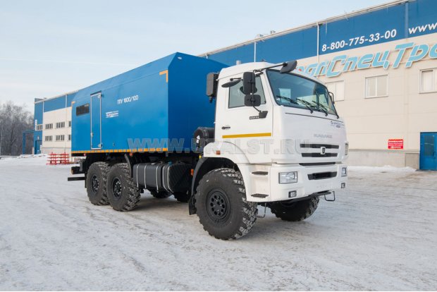 Паровая промысловая установка ППУА 1600/100 УСТ 5453 Камаз 43118 насос Kopper Pumps