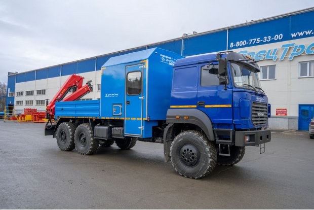 Грузопассажирский автомобиль (ГПА кат.С) ГПА с КМУ ИМ-95 УСТ 5453 Урал 4320-80 сп.м