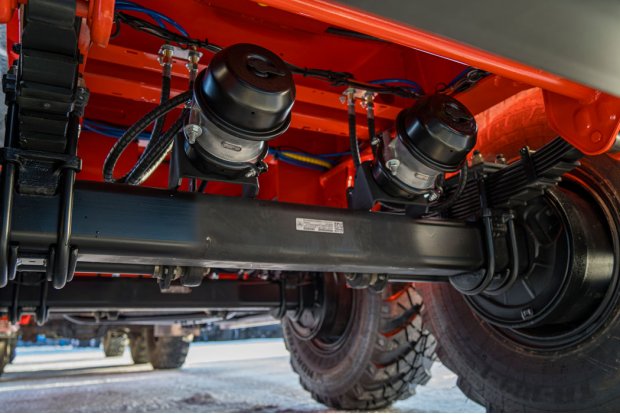 Рессорно-балансирная подвеска полуприцепа