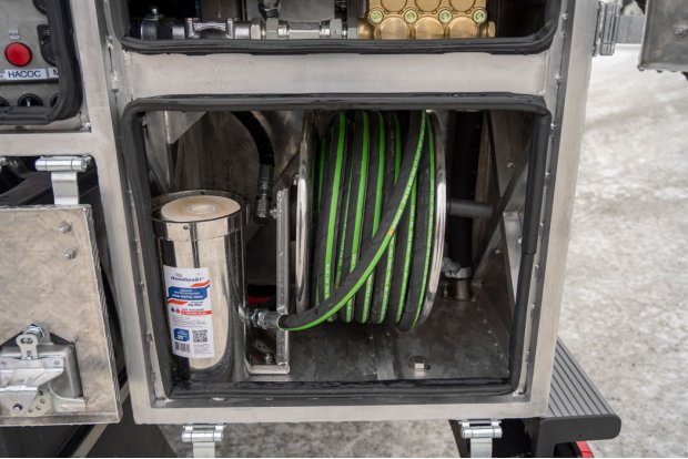 Катушка с размывочным рукавом и фильтр