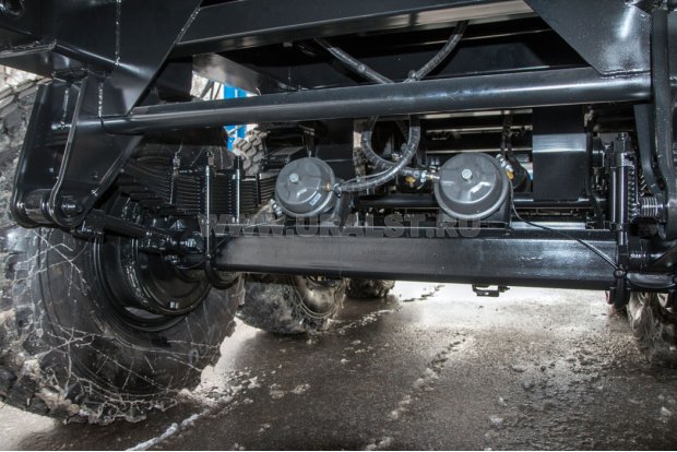 Рессорно-балансирная подвеска полуприцепа