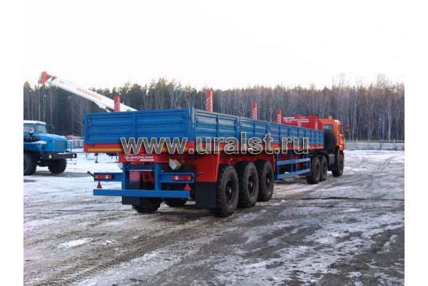 полуприцеп бортовой с раздвижными кониками