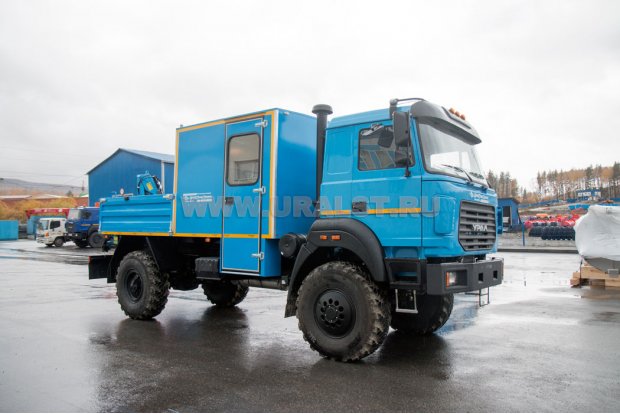ГПА мест открытый кузов Урал 43206-81Е5 с КМУ ИМ-20 УСТ-5453