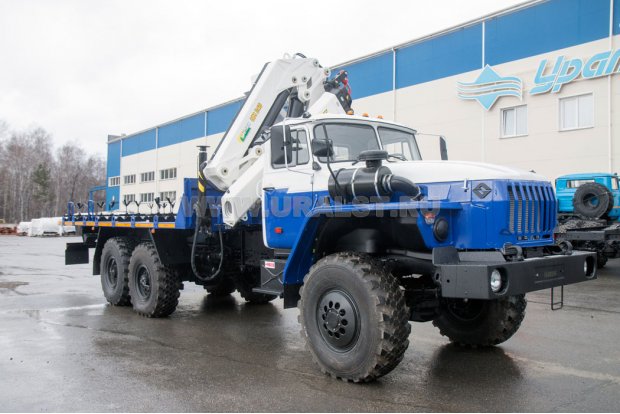 Агрегат для транспортирования погружных электроустановок АТЭ-6 с КМУ ИМ-240 УСТ 5453 Урал 4320-60Е5