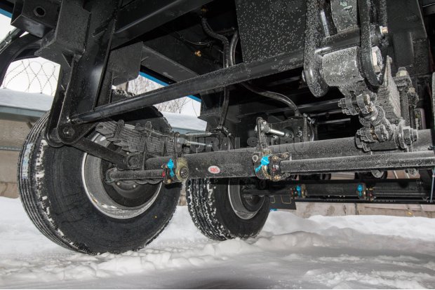 Рессорно-балансирная подвеска полуприцепа