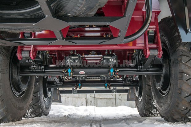 Рессорно-балансирная подвеска полуприцепа