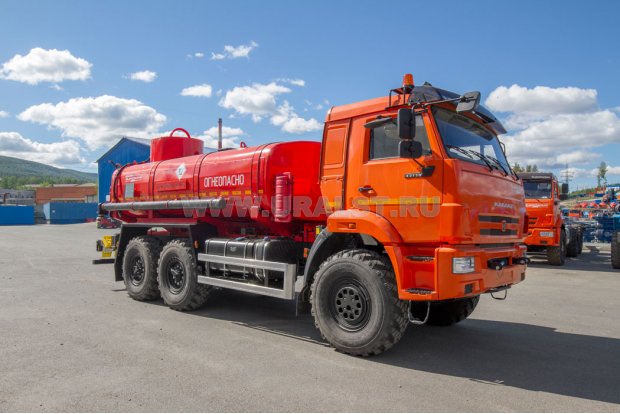 Автотопливозаправщик АТЗ-12 УСТ 5453 Камаз 43118-50, сп. место, доработка под ДОПОГ
