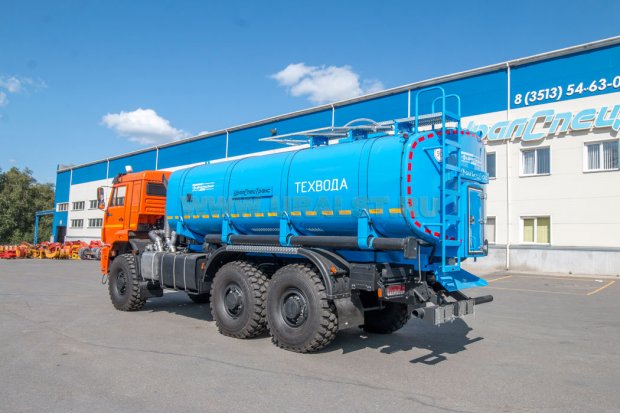 Автоцистерна для технической воды АЦВ-15Т УСТ 5453К9 Камаз 65224-53 сп.м