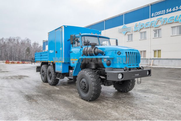 Грузопассажирский автомобиль ГПА 6+2 откр. УСТ 5453 Урал 5557-60Е5 базовая