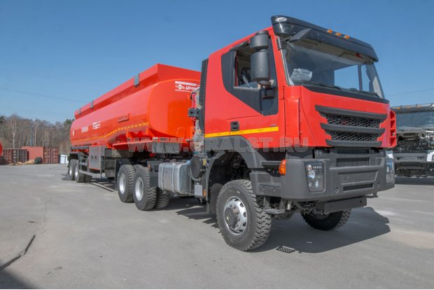 Тягач АМТ N.V. 632910 [шины 315-80R22.5] + Полуприцеп цистерна ППЦ 40-24Д-3  