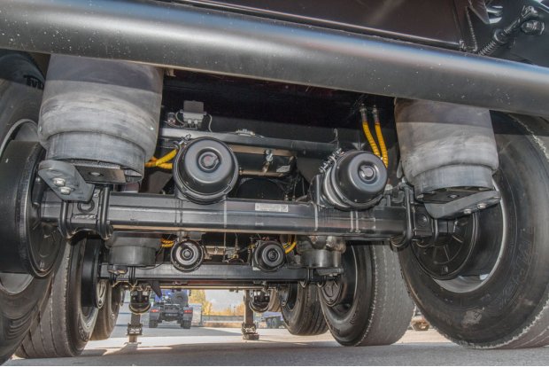 Пневматическая подвеска полуприцепа