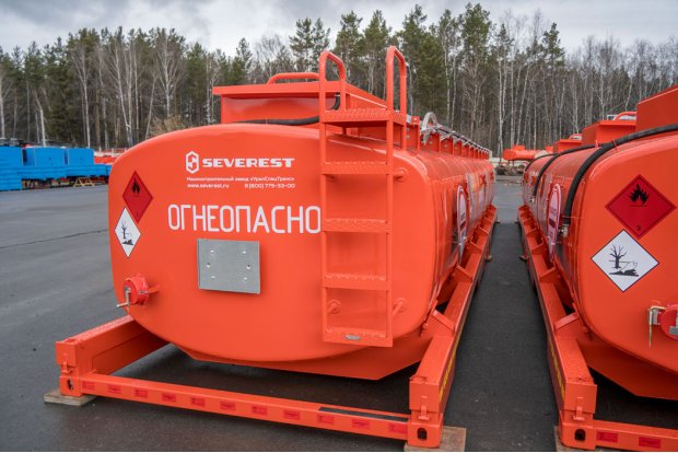 Лестница на площадку обслуживания цистерны