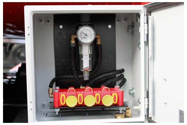 Блок пневмоуправления донными клапанами