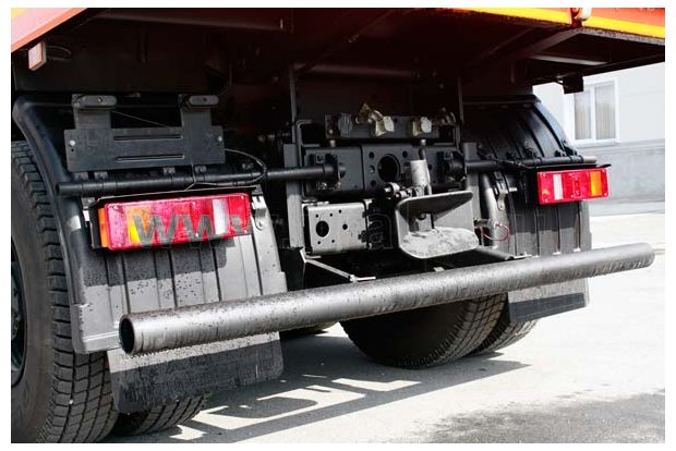 Противоподкатный брус самосвала Камаз 6520