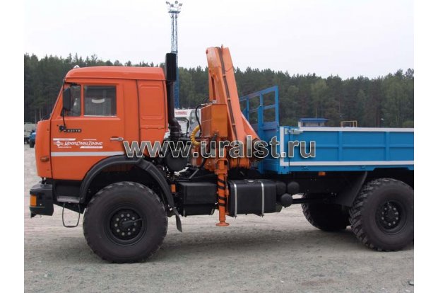 Бортовой Камаз с КМУ-130