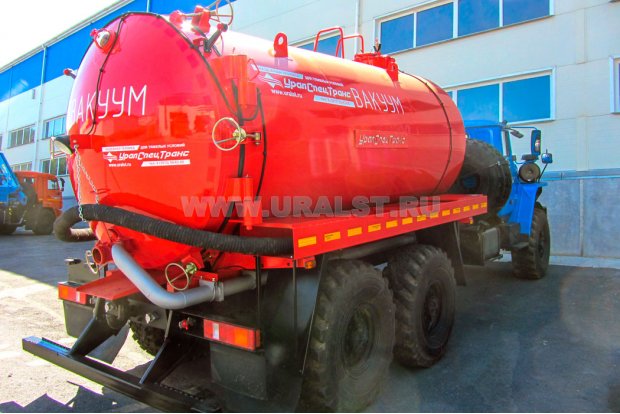 Автоцистерна вакуумная МВ-10-ОД КО УСТ-5453 Урал 4320-60М