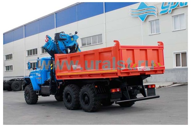 Урал самосвал 4320-70 с КМУ ИМ-240-04