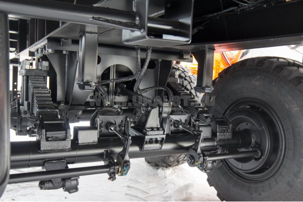 Рессорно балансирная подвеска с реактивными штангами