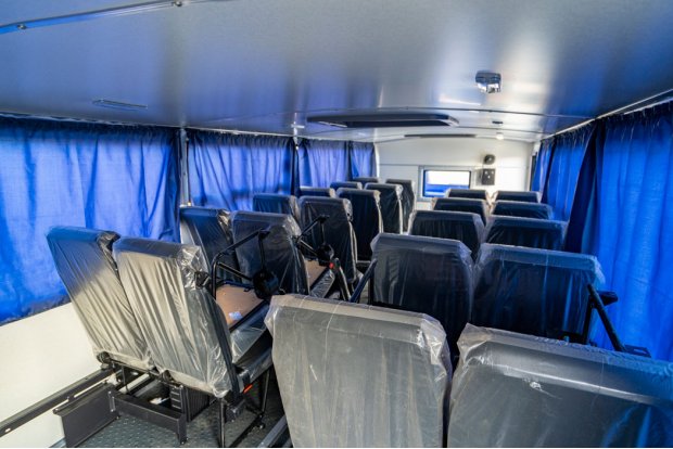 Салон вахтового автобуса Урал